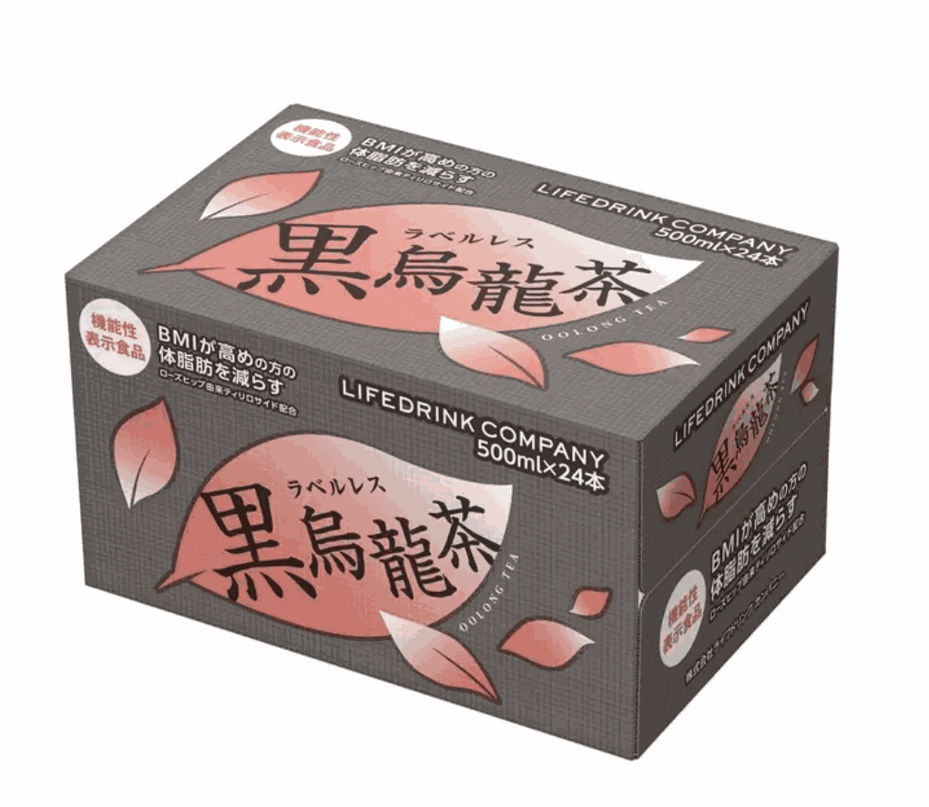 黒烏龍茶 500ml ペットボトル ラベルレス 黒ウーロン茶【お得】 / LDC ライフドリンクカンパニー