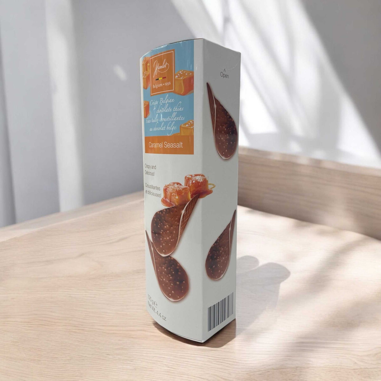 ハムレット チョコ クリスピー キャラメルシーソルト 36枚入り 125g / Hamlet ベルギー産