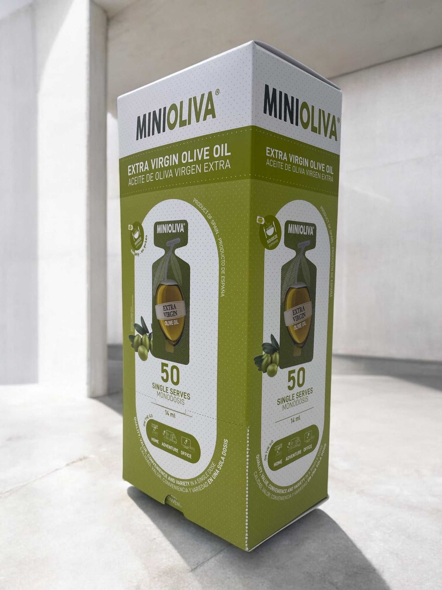 ミニオリーバ MINIOLIVA エクストラバージン オリーブオイル 50 ポーション入り / アルカラ