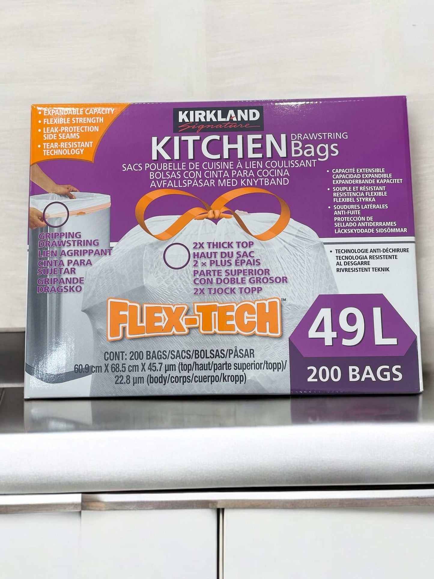 KS 紐付きごみ袋49L /カークランドシグネチャー