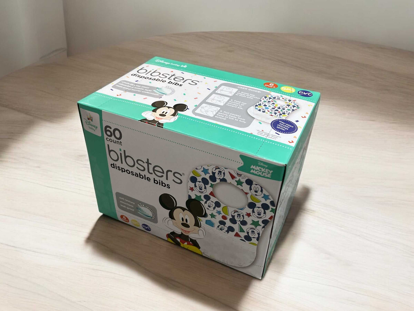 ディズニービブスター 使い捨てエプロン60枚入り デザイン ミッキー