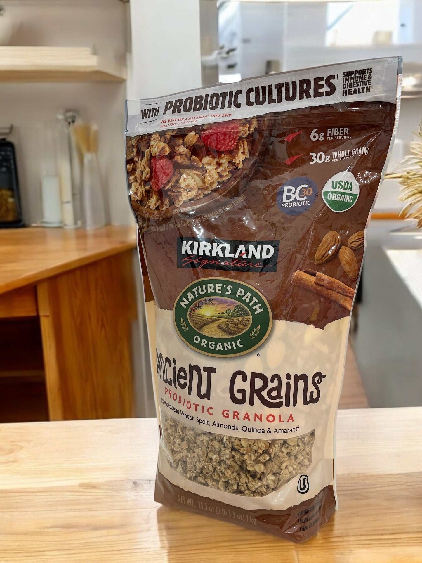 KS オーガニック プロバイオティック グラノラ 1kg /カークランドシグネチャー