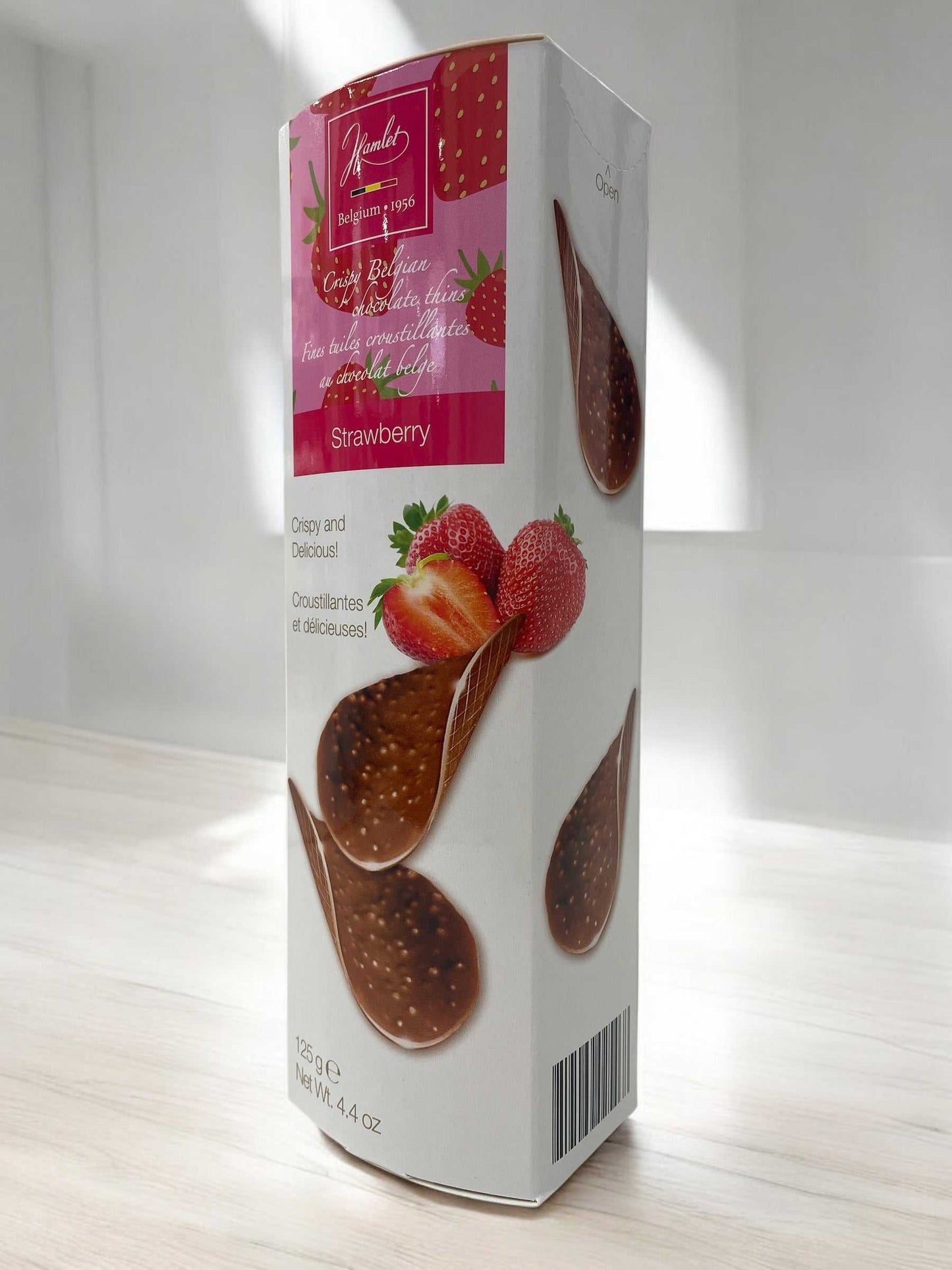 ハムレット チョコ クリスピー ストロベリー 36枚入り 125g / Hamlet ベルギー産