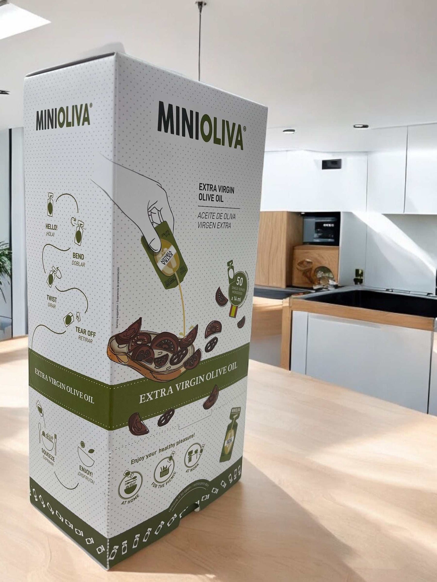 ミニオリーバ MINIOLIVA エクストラバージン オリーブオイル 1ポーション【小分け販売】 / アルカラ