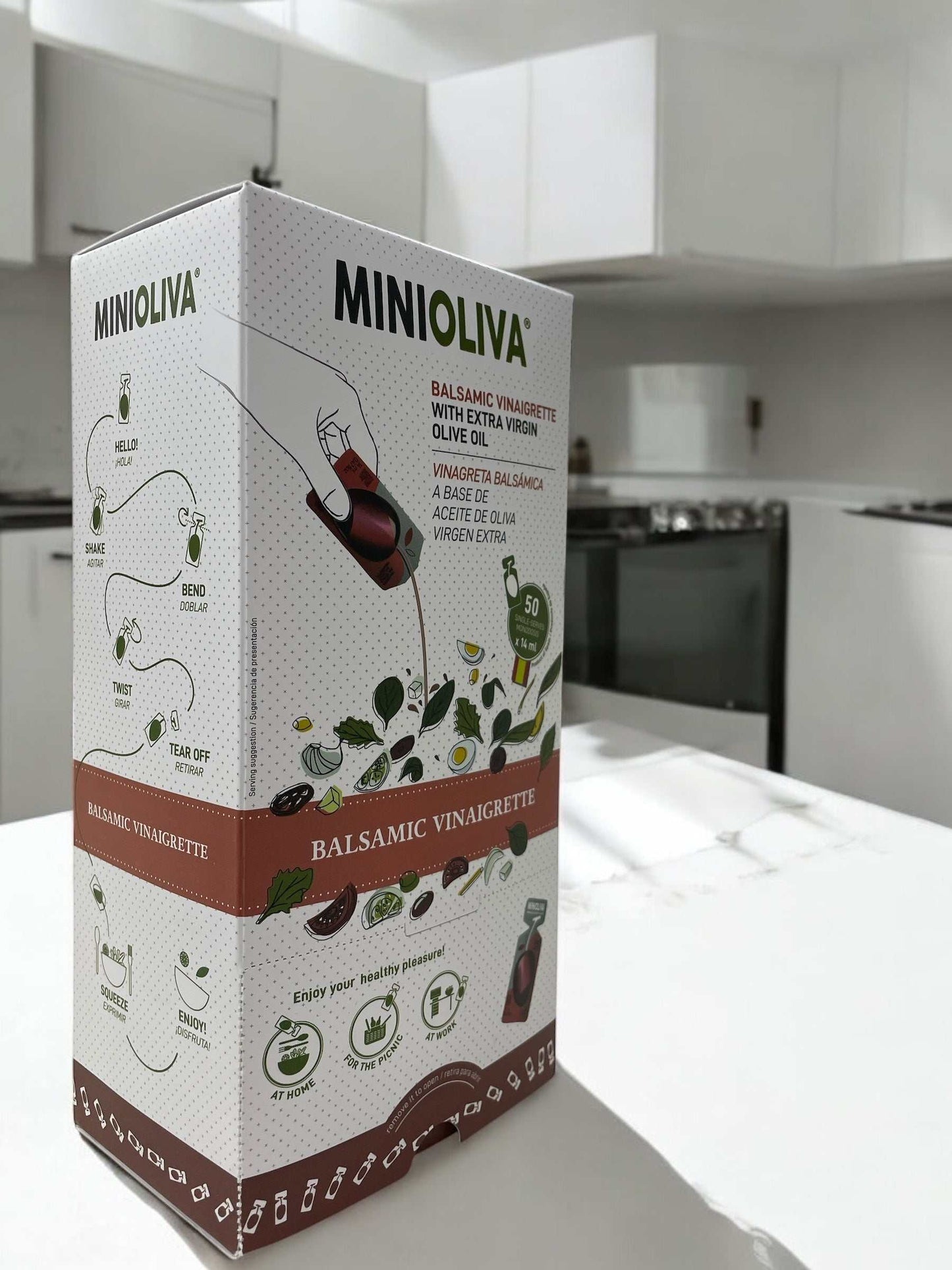 ミニオリーバ MINIOLIVA バルサミコ ビネガー オリーブオイル入り 1 ポーション【小分け販売】バルサミック ビネグレット / アルカラ