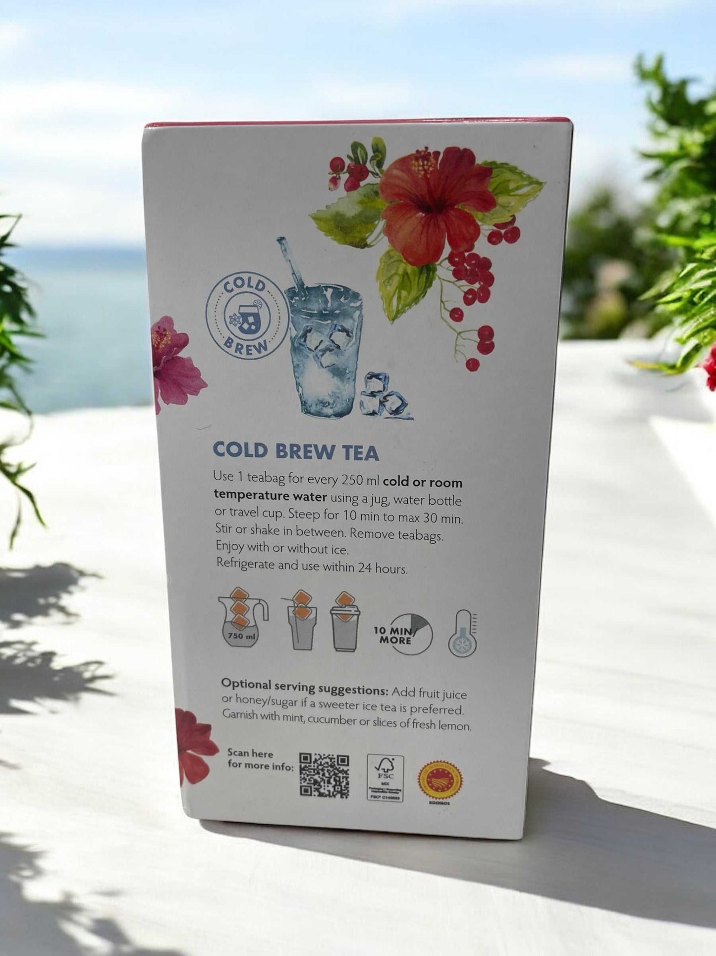 カルミエン コールドブリュー クランベリー ハイビスカス ルイボスティー 40バッグ入り 水出し COLD BREW / CARMIEN 南アフリカ産