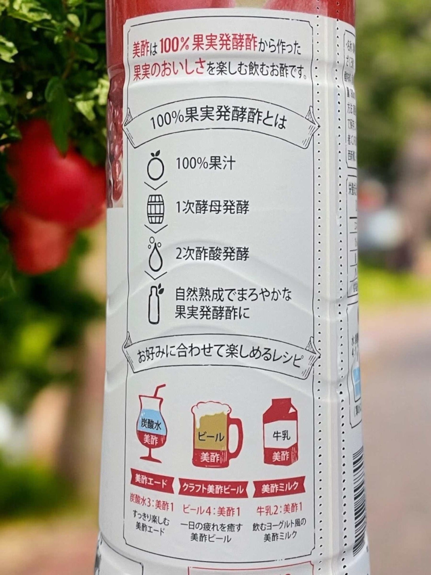 美酢 ミチョ ざくろ 900ml 希釈タイプ