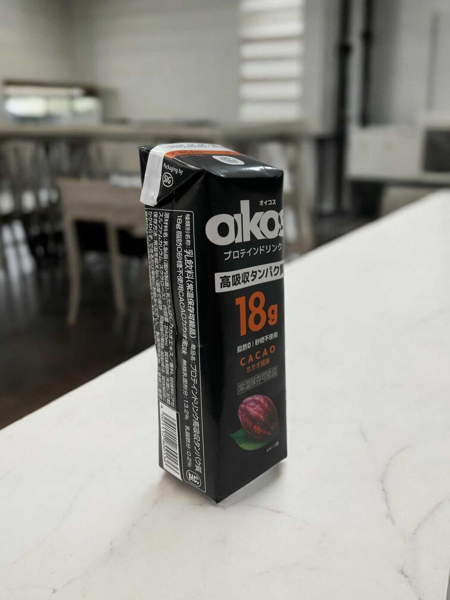 ダノン オイコス プロテイン ドリンク カカオ 風味 240ml × 12個 パック飲料 OIKOS 高吸収たんぱく質