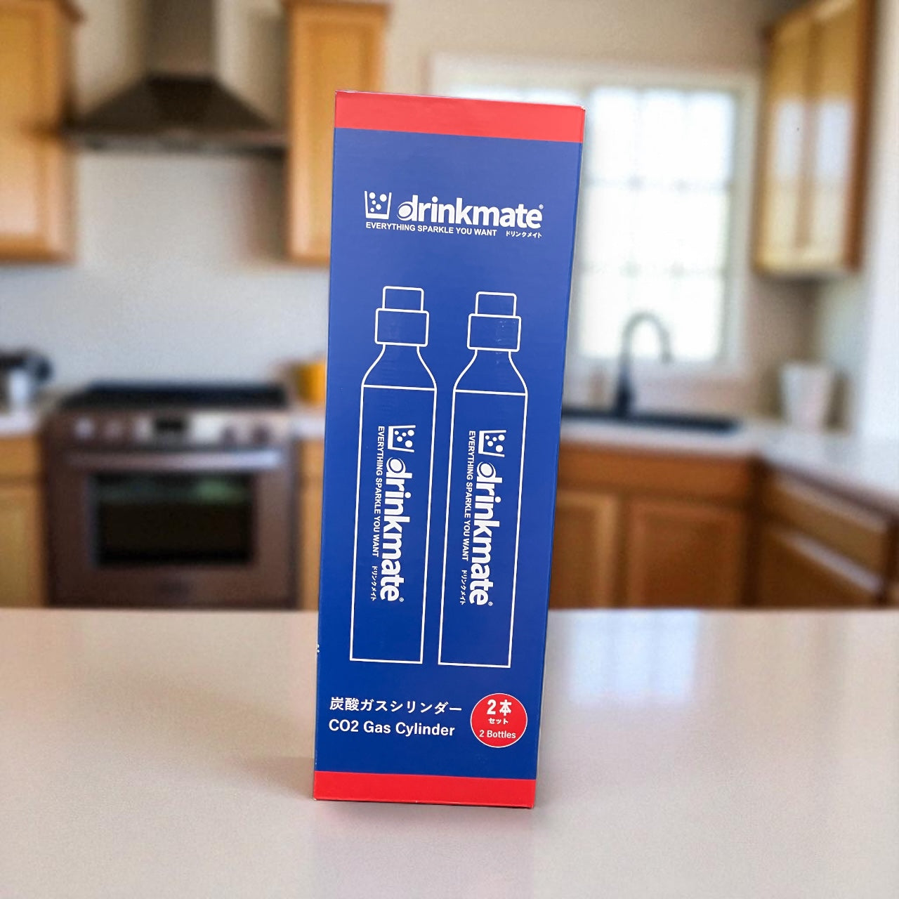 ドリンクメイト　ガスシリンダー2本付き 楽天市場】2本入り☆【ドリンクメイト専用 】交換用・予備用ガス