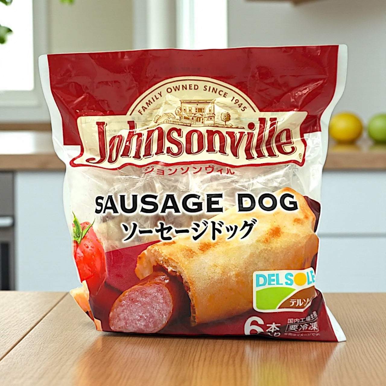 冷凍商品】ジョンソンビル ソーセージドッグ 6本入り JOHNSONVILLE