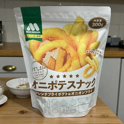 モスバーガー オニポテ スナック 300g  うすしお味  フレンチポテト オニオンフライ  モスバーガー監修