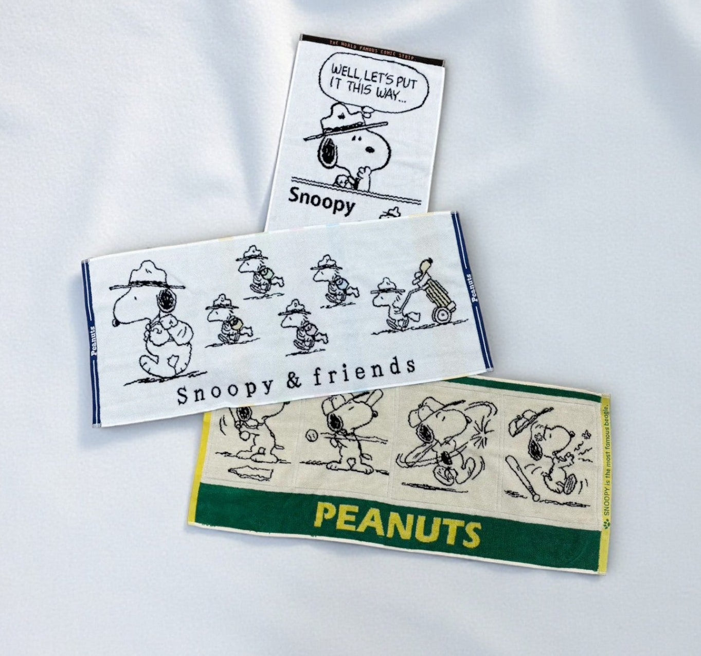 西川 スヌーピーフェイスタオル3枚セット 34x80cm デザイン A – KOCOSTORE