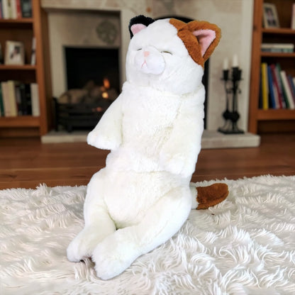 サンレモン ひざねこすやすや L サイズ  ぬいぐるみ  ねこ 猫    カラー  ミケ