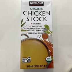 KS オーガニック チキンストック　946ml　CHICKEN STOCK  【オーガニック】/カークランドシグネチャー