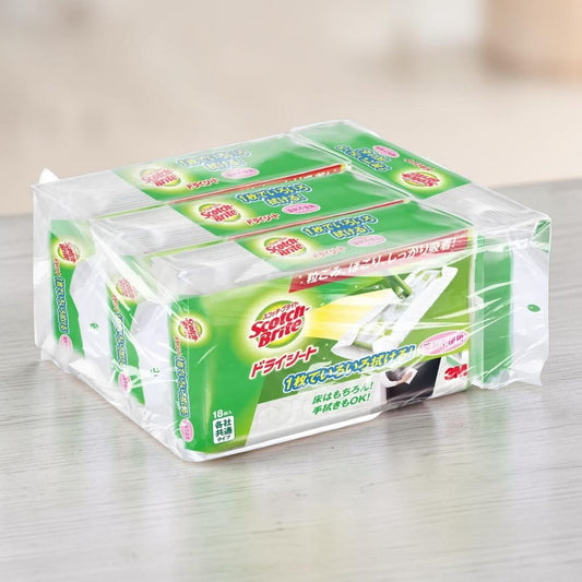 スコッチブライト ドライシート 18枚入り × 4パック  セットでお得  Scotch Brite