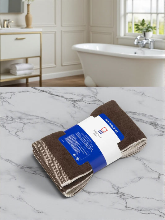 今治 フェイスタオル 3枚組 34 x 85cm  カラー ブラウン