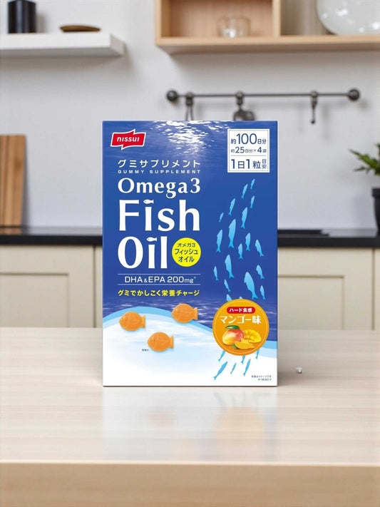 ニッスイ グミサプリ OMEGA3 フィッシュオイル  100粒　NISSUI