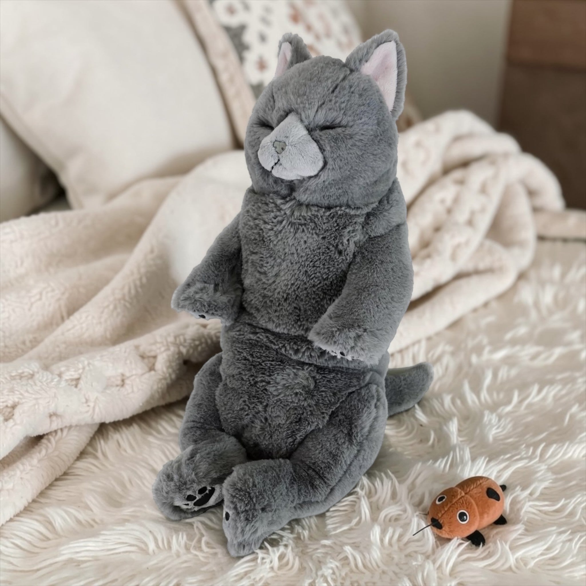 サンレモン ひざねこ すやすや L サイズ 4色 サンレモン ひざねこすやすや L サイズ ぬいぐるみ ねこ 猫 カラー
