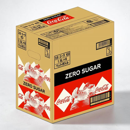 コカ･コーラ ゼロ   1.5L x 6本 2ケース ペットボトル　ゼロシュガー