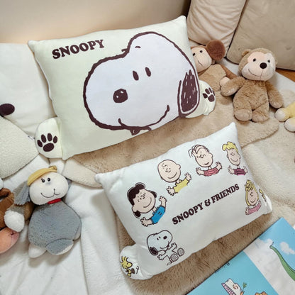西川 スヌーピー キッズ まくら  枕  50cm × 35cm  カラー イエロー