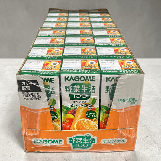 カゴメ 野菜生活 オリジナル 200ml x 24本  野菜ジュース