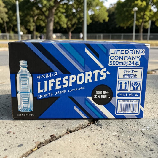ライフスポーツ スポーツドリンク ラベルレス 500ml x 24本入り LDC ライフドリンクカンパニー