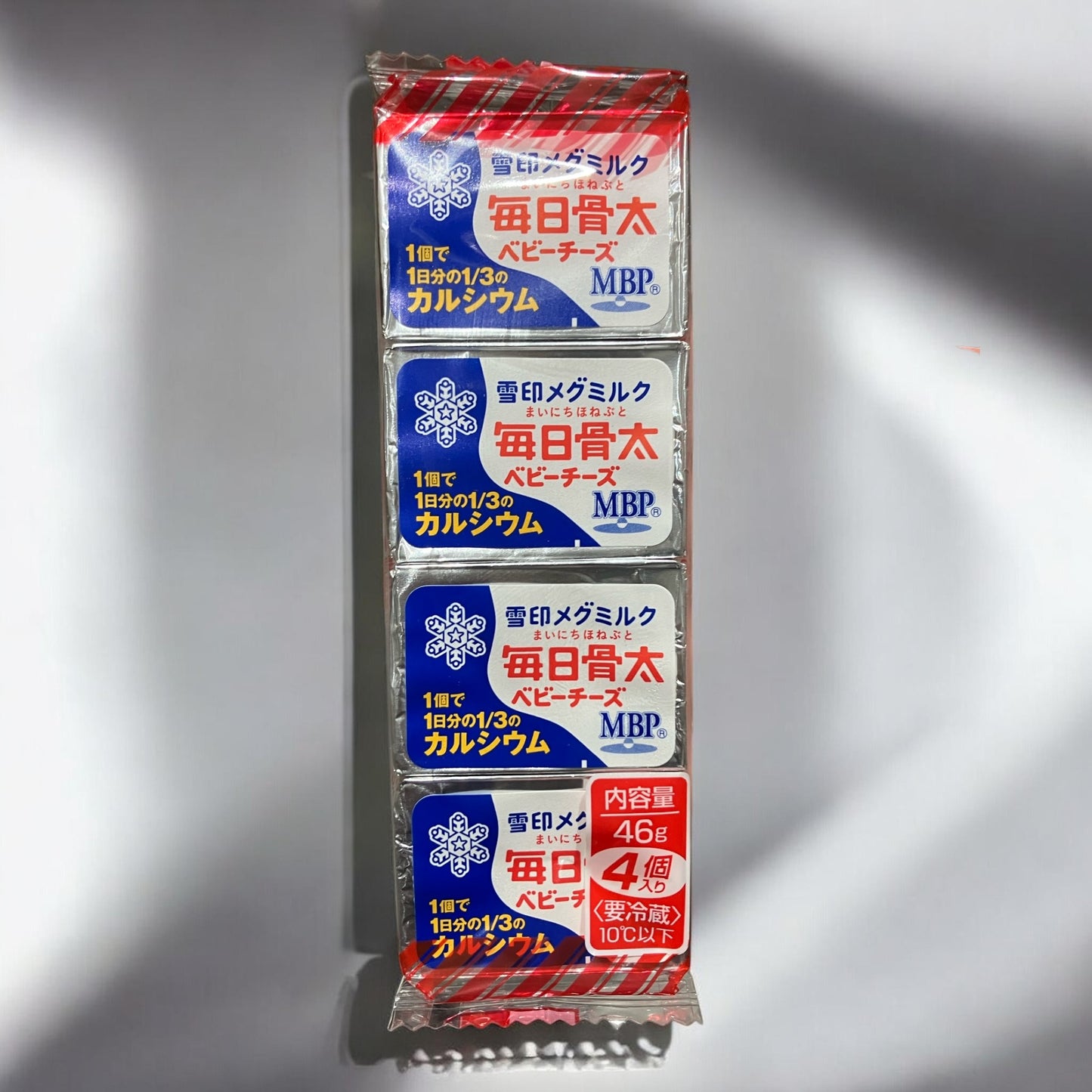 【冷蔵商品】雪印 メグミルク 毎日骨太 ベビーチーズ 46g × 15袋入り