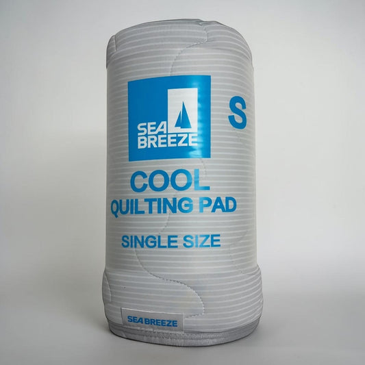シーブリーズ 冷感敷きパッド シーツ シングル 100 x 205cm SEABREEZE  カラー  グレー
