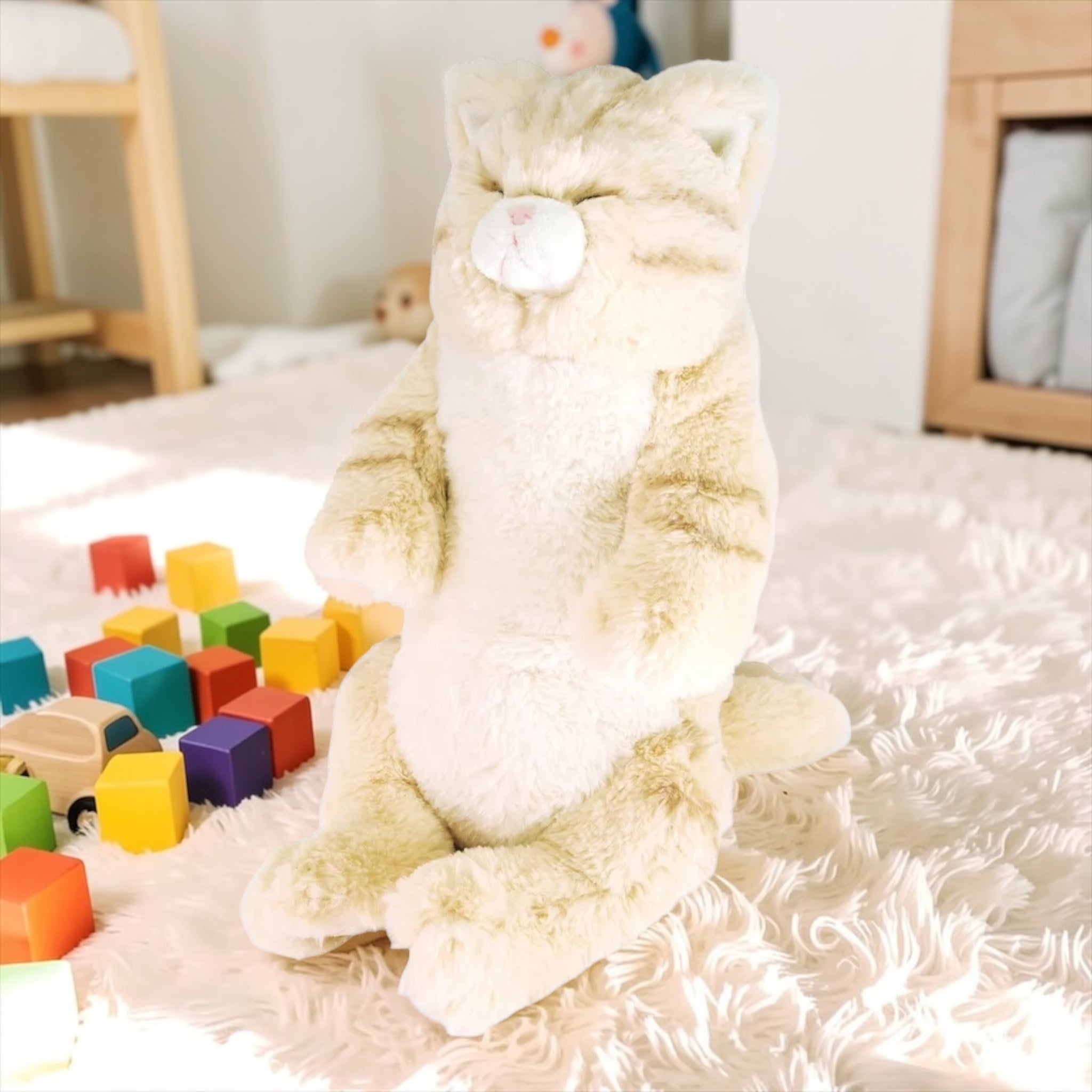 サンレモン ひざねこすやすや L サイズ ぬいぐるみ ねこ 猫 カラー