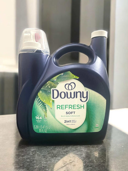 ダウニー インフュージョン リフレッシュ ソフト ファブリックソフトナー衣料用柔軟剤 3280ml バーチウォーター＆ボタニカルの香り 約164回分