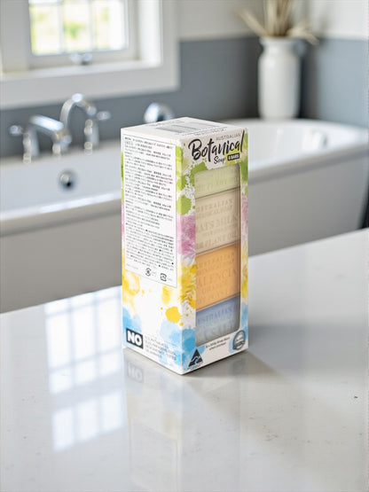 オーストラリアン ボタニカル バーソープ 200g x 8個入り  アロエベラ&グリーンティー  ヤギミルク&シアバター  バレンシアオレンジ  シーソルト&オーシャンミネラルズ