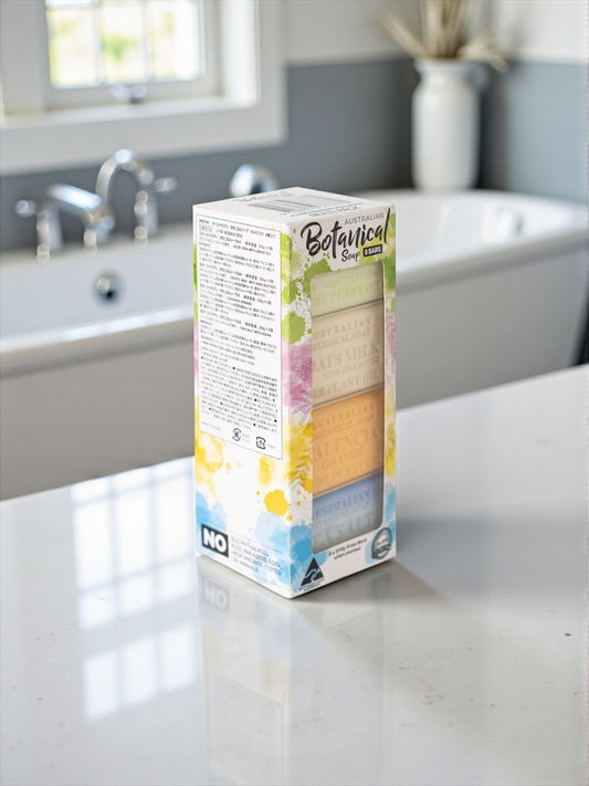 オーストラリアン ボタニカル バーソープ 200g x 8個入り  アロエベラ&グリーンティー  ヤギミルク&シアバター  バレンシアオレンジ  シーソルト&オーシャンミネラルズ