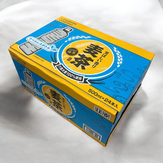 麦茶 ラベルレス  500ml x 24本 【お得】 六条大麦100％使用  LDC ライフドリンクカンパニー
