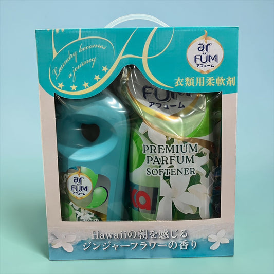 arFUM アフューム プレミアム柔軟剤 ジンジャーフラワー 衣料用柔軟剤 ジンジャーフラワーの香り 本体1L + 替1.7 L