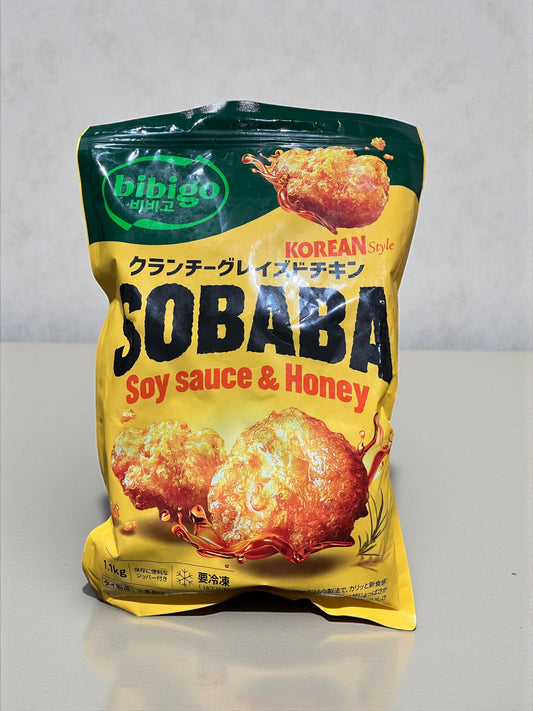 【冷凍商品】ビビゴ  SOBABA クランチーグレイズドチキン  1.1 k g