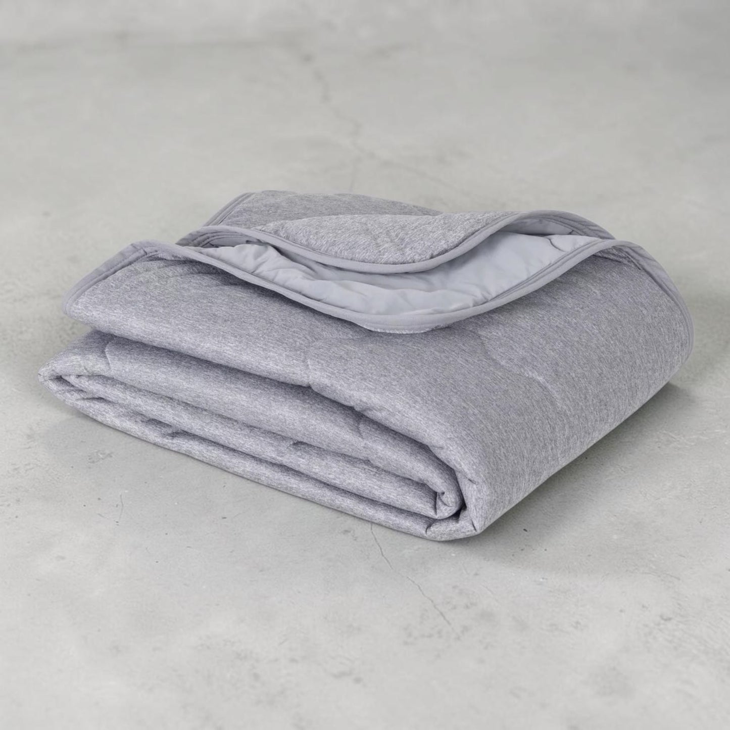 クーリング 大判ひざ掛け 152cm x 177cm  BERKSHIRE BLANKET＆HOME  カラー  ヘザーグレー