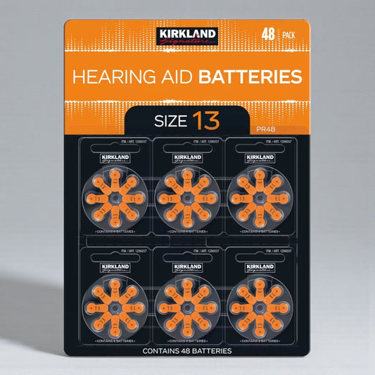 KS 補聴器用空気電池 13/PR48 48粒 カークランドシグネチャー  補聴器 電池