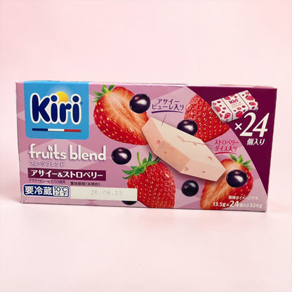 【冷蔵商品】〈期間限定〉キリ フルーツブレンド  アサイー ストロベリー  24個入り  324g  クリームチーズ