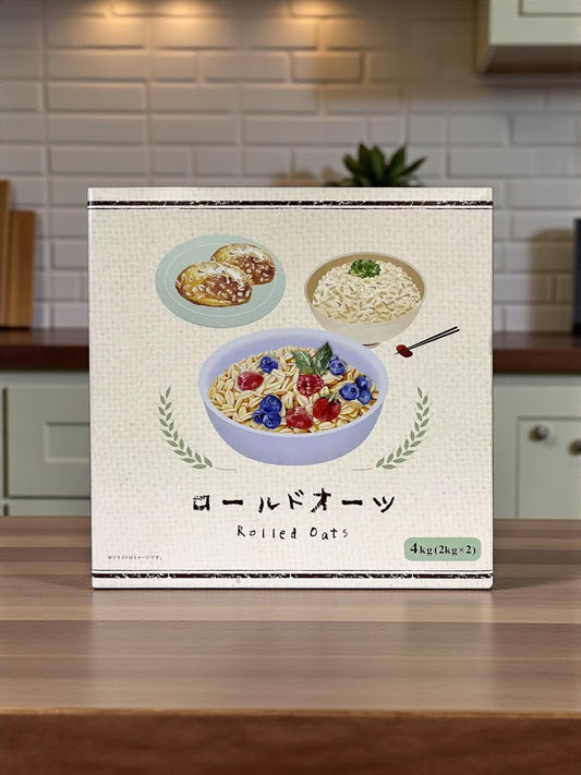 ロールド オーツ 2kg x 2袋　勅使河原製麦所