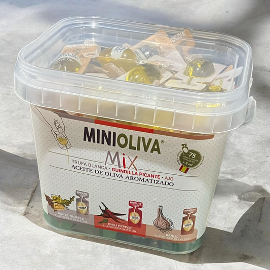 アルカラ ミニオリーバ  3フレーバー アソート 75個入り  チリ トリュフ ガーリック  MINIOLIVA MIX  ALCALA OLIVA
