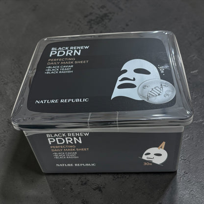 ネイチャーリパブリック デイリーシートマスク 30枚 Black PDRN