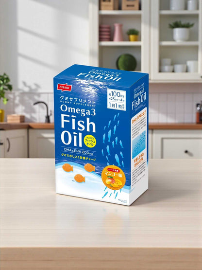 ニッスイ グミサプリ OMEGA3 フィッシュオイル  100粒　NISSUI