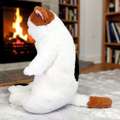 サンレモン ひざねこすやすや L サイズ  ぬいぐるみ  ねこ 猫    カラー  ミケ