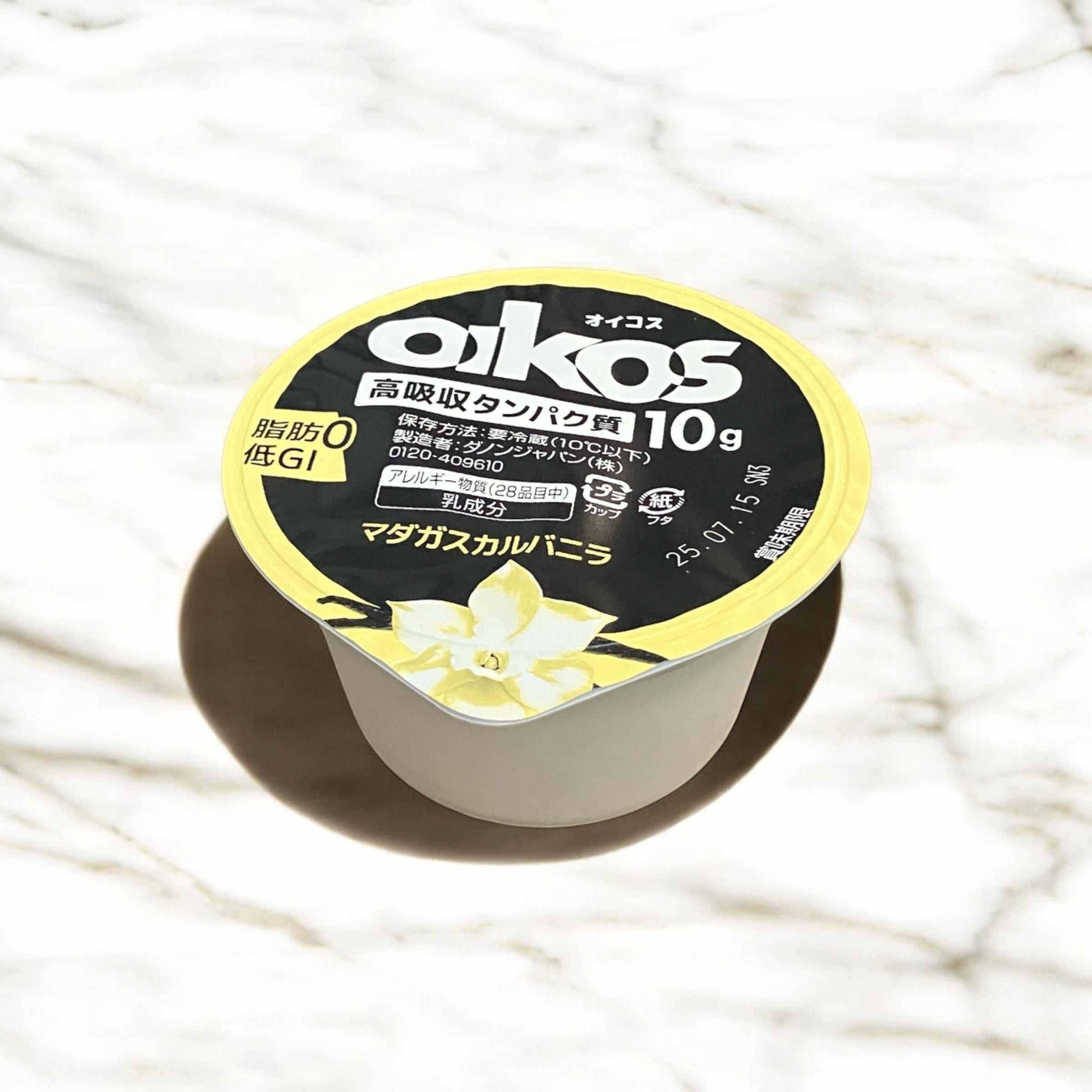 オイコス マダガスカルバニラ ヨーグルト 113g ×12個セット 高吸収たんぱく質 ダノンオイコス マダガスカルバニラ・ヨーグルトカップ113g