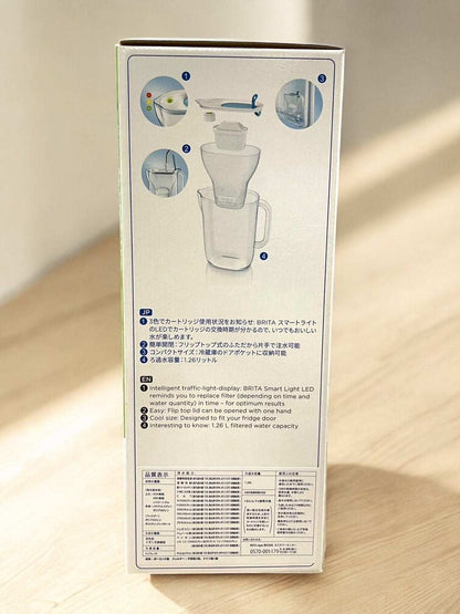 ブリタスタイル 2.4L浄水ポットパッケージ、カードリッジ4個付き