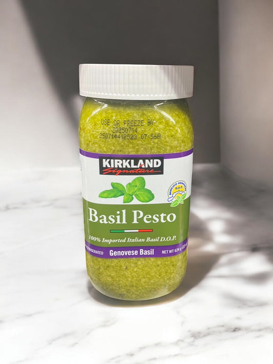 【冷蔵商品】KSバジルソースペースト 624g カークランドシグネチャー KS BASIL PESTO ジェノベーゼ