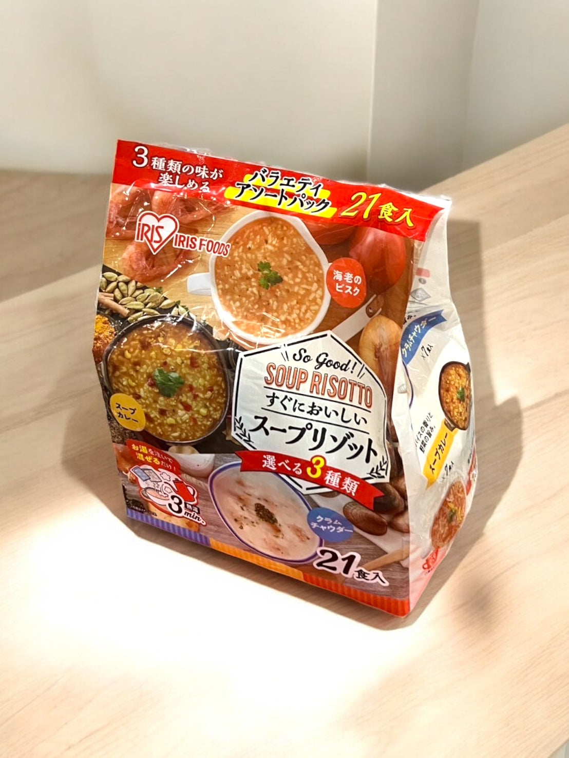 アイリスフーズ スープリゾット 21食入り SOUP RISOTTO
