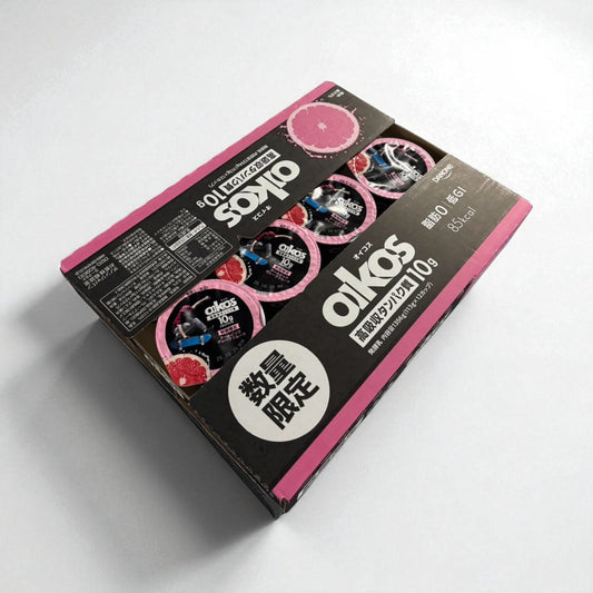 オイコスピンクグレープフルーツヨーグルト12個セット高タンパク低脂肪