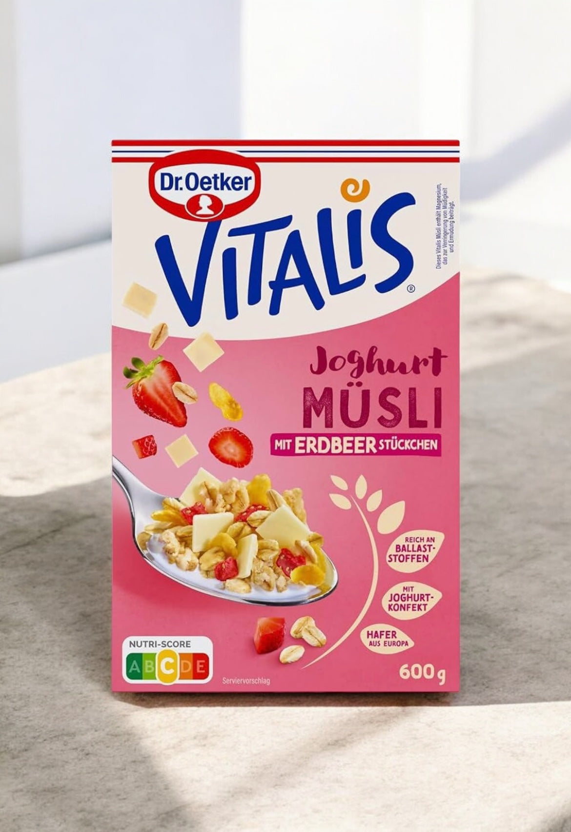 ビタリス ミューズリー イチゴヨーグルト 600×2個 いちごヨーグルト STRAWBERRY YOGURT MUESLI