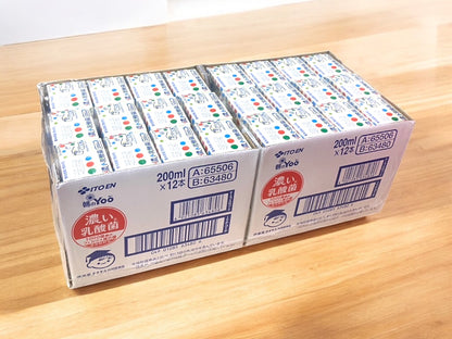 伊藤園 朝のYoo(ヨー)濃い乳酸菌 200ml×24個